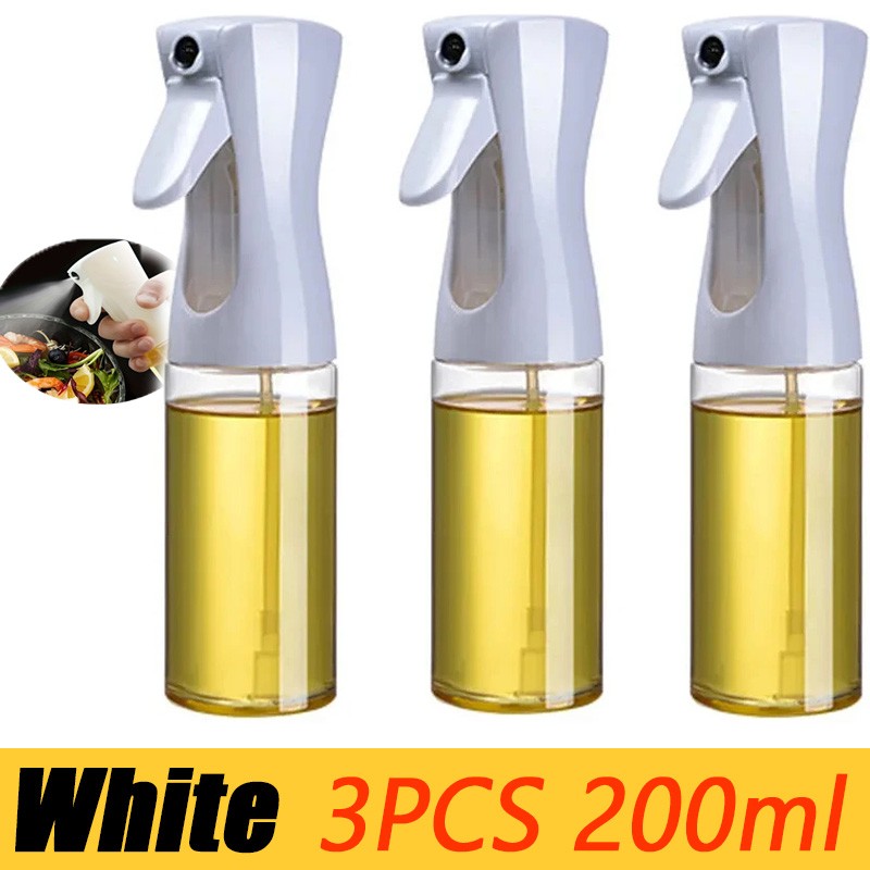 200/300/500ml spray de óleo plástico casa cozinha garrafa de spray de óleo ou es