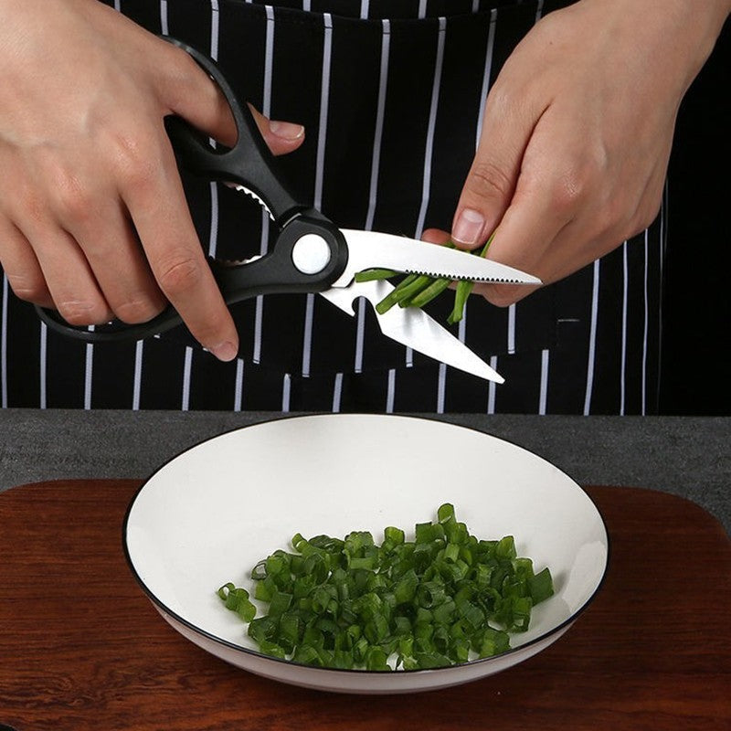 Conjunto de Facas de Cozinha Utilitárias com Padrão Damasco a Laser, Tesoura, Af