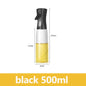 200/300/500ml spray de óleo plástico casa cozinha garrafa de spray de óleo ou es